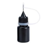 Generic Stamp Ink Refill, 5ml Black Pigment Ink, Bottle Container, Waterproof, Practical for Stamp Pad, Overwriting Sensitive Data