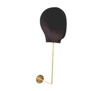 Generic Stand, Mannequin Head, Hat Stand, Holder for Home Salon And on The Go, Styling, Headset, Glasses, Headwear, Black Head
