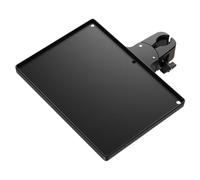 Generic Stand Tray Utility Shelf for 1.5cm-4.5cm Round Tubes Clamp on Mic Rack Sound Card Holder for Stage Performance, NO Phone Clip