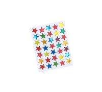 Generic Star Crafts Stickers for Children Girls 30PCS Self-adhesive Star Stickers in Gold and Silver