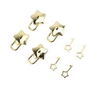 Generic Star Shaped Multifunctional Book Security Padlock Zinc Alloy for Journal Diary Gift Box 4 Pack (Type 2)