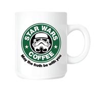 Generic Starbucks/Star Wars May The Froth Be with You 11 Ounce Ceramic Mug, 295.7 milliliters
