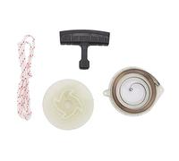Generic Starter Pulley Replacement Kit with Spring and Grip Rope for Chainsaw 445e 450 455 460