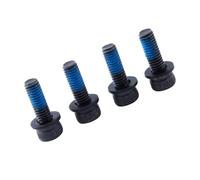Generic Steel Brake Fixing Screws with Washers 4pcs M6x18 Rust Proof and Anti-loose for Mountain Bike Disc Brake Suitable for Mtb Road Cycling Bikes