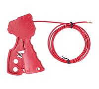 Generic Steel Cable Lockout Fine Structure Adjustable Safety Lock for Lockout Tagout Cable Lock Electric Power, Industry