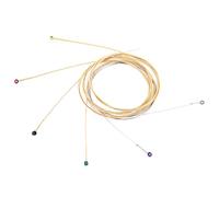 Generic Steel Core Guitar String, 6 Pcs, Phosphor Bronze Alloy, for Clear and Transparent Sound