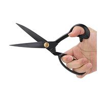 Generic Steel Tailor Scissors Durable Adjustable Sewing Accessories for Retro Black Clothes 5", Comfortable Handle for Long-Term Use (HC-9 Size)