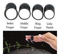 Generic Steel Tongue Drum Finger Cot 8pcs Comfortable Rubber Percussion Playing Accessory for Music Lovers