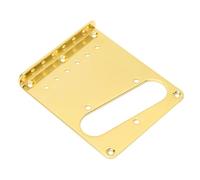 Generic Steel Top Loader Guitar Bridge Plate Wear Resistant for Telecaster Electric Guitar Golden Color