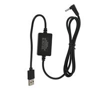 Generic Step Up Voltage Converter Cable USB 5V to DC 8V for Camera Dummy Battery Desk Lamp 1.2m Long with Safe Protection (DC3011)