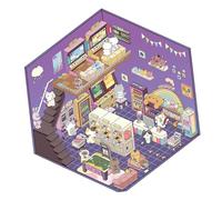 Generic Sticker, 3D Landscape Sticker | Set 3D-HAU | 3D Cartoon Stickers, Creative Animal Cartoon Stickers, Design Your Own Room Sticker for