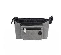 Generic Storage Pouch Pet Carriage Organizer Bag Hanging Handle Water-Resistant Oxford Cloth Multiple Pockets Suitable for Travel Walking Daily Outings