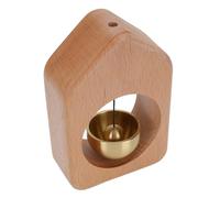 Generic Store Door Bell Soft Sound Shopkeeper Doorbell for Commercial and Residential Use Beech Wood Brass