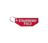 Generic Strawberry Field Road Sign Keyring in Light Red Generic Light Red One Size