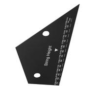 Generic String Guitar String Gauge Bass Nut Files Electric Guitar Kit Billy Bass Acoustic Guitar Rulers Foldable Guitar Stand Guitar Action Gauge Guitar Winder Tool Black Stainless Steel