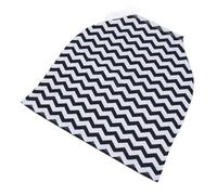 Generic Stroller Seat Cover Soft Elastic Material 360° Coverage Breastfeeding Cover for Public Use 1 Unit (Black Stripe)