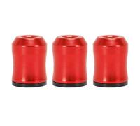 Generic Strong Magnetic Screw Ring for Fast Screw Attachment, 3 Pcs Aluminum Alloy Screwdriver Head Magnet for Efficient Tasks, Red