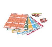 Generic Student Attendance Photo Name Tags Cards for Classroom Interactive Learning Activities, 74 Pack