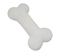 Generic Stuffed Bone Pillow - Long Pillow Cushion, Bone Shaped, Soft, White, Brown, 5.12x1.97x1.18 inches