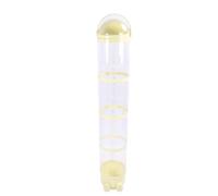 Generic Stuffed Toy Storage Bin with Lights Large Capacity Organizer for Game Room Bedroom 162cm (Cream Yellow)