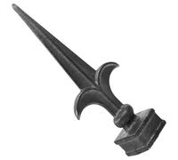 Generic Sturdy Metal Spearhead Fence Finials Outdoor Protective Finial Tops for Garden Gates and Farmhouse Fence Posts