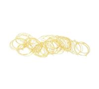 Generic Stylish Steel Wine Glass Hoop Rings, Anti-Allergy Material, Ideal for Girlfriend or Wife, Available in 2 Sizes and Colors (Gold 30 * 25MM)