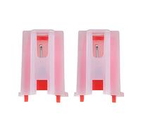 Generic Stylus Needle Replacement for Record Player, Diamond Tip Needle for Turntable, 2 Pack Stylus for Phonograph Record Player, Suitable for 33 1/3, 45, 78PRM Records, Red ABS Material