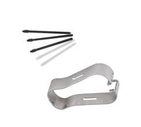 Generic Stylus Pen Tips Tool Set for Note 8/9 Tab S3/4, Rapid Replacement Function for Artists and Students, Black/White, 5pcs Pen Tips (Black)