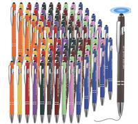 Generic Stylus Tip Pens With Positive Quotes, 100 Pens, Multiple Colors
