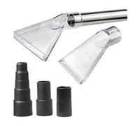 Generic Suction Cleaner Vacuum Head Attachment Nozzle Tool with Two Adapters to Edge Vacuum Guidance Suitable for Upholstery Refresh Rugs car Detailing