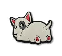 Generic SUPER CUTE Chunky BABY White English Bull Terrier Puppy Croc Charm - Dog