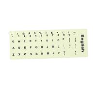 Generic Super Wear-Resistant Piano Keyboard Sticker Glow Dark Keyboard Film for Laptop Desk PC