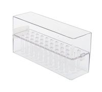 Generic Supply Drill Container, Translucent Display 30-Hole-Safe Nail-Drunk Portable Storage for Nail Salon
