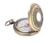 Generic Survival Mini Compass 360° Scale for Kids, Shockproof Waterproof Brass Camping Tools for Hiking, Hunting, Compact Portable Design