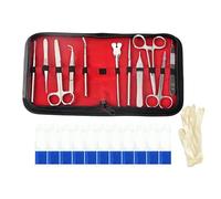 Generic Suturing Practice Kit - 11 Pcs Set For Healthcare Students, Clinical Tools & Blades With Silicone Pad And Wounds