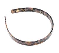 Generic Sweat Bands Head Headbands for Washing Face 1pc Non Slip Decorative Hairband for Women Pattern Face Washing Headband Acetate Hair Accessory with Teeth for Daily Use
