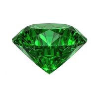 Generic Synthetic Emerald Gemstone, Lab Grown Emerald Green Round Brilliant Cut Loose Stone 0.5-2.0 ct, AGL Certificate Included, for DIY Jewelry Making, 0.5 Carat, Gemstone, Emerald