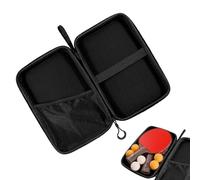 Generic Table Tennis Case, 11.42x7.68x1.97inch Table Tennis Bag, Rectangular Shaped Ping Pong Paddle Case, Waterproof Table Tennis Racket Cover, Table Tennis Organizer for 2 Rackets Multiple & Balls,