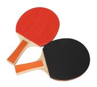 Generic Table Tennis Racket and Ball Set, Table Tennis Racket Set for Home Entertainment, Soft Sponge Layer for Playground (Orange)