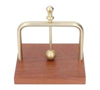 Generic Table Tissue Holder, Compact Size Solid Wood Base Fine Workmanship Napkin Tablecloth Holder for Kitchen Dining Room (Gold)