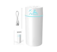 Generic Tabletop Humidifier - 1200ml Capacity, Ultra Quiet, USB Portable, 7 Color LED, Rechargeable, for Home, Dining, Bedroom