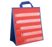 Generic Tabletop Pocket Chart, Tabletop Teach Pocket Chart Oxford Cloth Foldable Double Side Learn Mathematics for Family