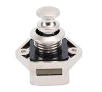 Generic Take/Attempt Button Lock, Keyless, Stylish Extended Safety Cabinet -Pressure Button -Lock Easy Installation Wide Application for Motorhome for The Yacht (Pearl Ni Color)