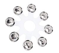 Generic Tambourine, Portable Hi Hat Tambourine for Hi Hat, Crash Cymbal, Ride Cymbal, Stack Cymbals, with 8 Pair Stainless Steel Jingle, Unique Sonic Layers, for Adults, Party