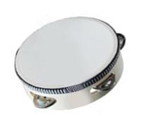 Generic Tambourine Tambourine, Promotes Musical Perception Educational Portable for School (6 Inch (153mm ID, 5mm Thickness))