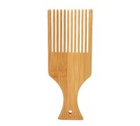 Generic Tapestry Weaving Comb with Small Hole Lightweight Bamboo Wooden Combs for Hair and Beard Care 5.9 X 2.4 X 0.24in