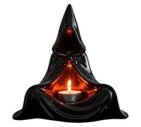 Generic Tea Light Holder Halloween Tealight Holder Candle Holder for Home Decoration The Detailed Design - Ghost and Witch Shaped Candle Holder for Autumn Season, Parties