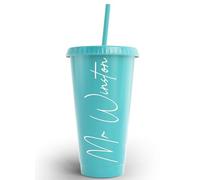 Generic Teachers End of School Leavers Gift Personalized Tumbler Kids & Adults 24oz Plastic Cold Cup Birthday Celebrations Partys