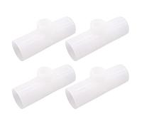 Generic Tee Water Bird Drinker Save Labor and Time 20pcs White Abs Farm Waterer Supplies 6.5cm for Chickens and Quail for Farms