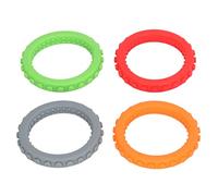Generic Teething Relief Bracelet for Babies, Refrigerable Silicone Chew Toy, 4pcs Baby Teethers for Oral Hygiene, Infant Finger Dexterity Development